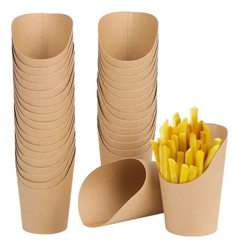 Envase circular para papas fritas