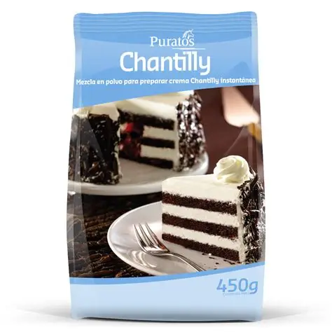 Chantilly, polvo para preparar chantilly instantánea