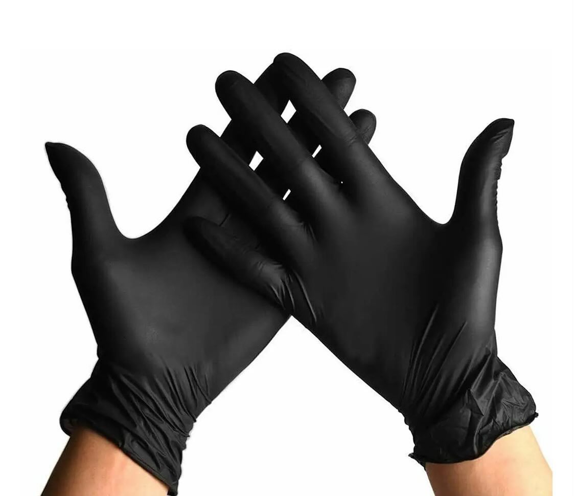 Guantes de nitrilo negro