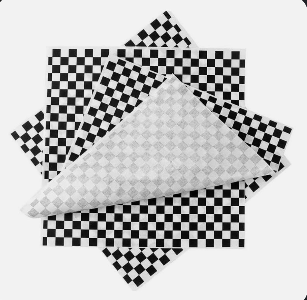 Papel antigrasa cuadrillé