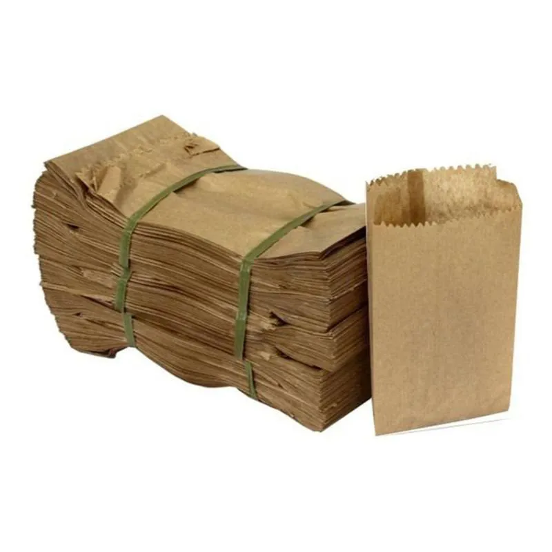Saco de papel blanco, kraft o que rico